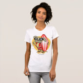 Retro Style Surfin' Mops Frauen T-Shirts (Vorne ganz)