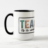 Retro Style Teacher Tasse (Links)