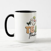 Retro Style Teacher Tasse (Links)