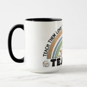 Retro Style Teacher Tasse (Links)