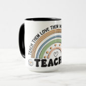 Retro Style Teacher Tasse (Vorderseite Links)