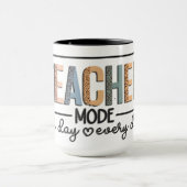 Retro Style Teacher Tasse (Zentrum)