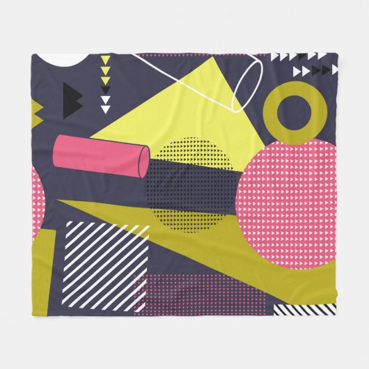 Retro style texture, pattern design. art,abstract, fleecedecke (Vorderseite (Horizontal))