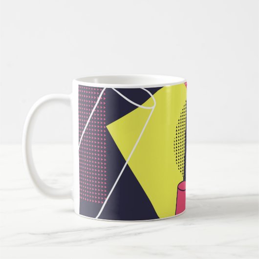 Retro style texture, pattern design. art,abstract, kaffeetasse (Links)