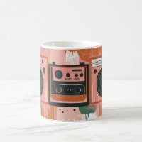 Retro-style tragbare Radiokassettenrekorder