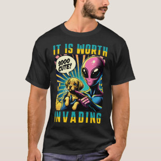 Retro Style Trendy Ufo Shirt Retro Alien Friends G
