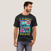 Retro Style Trendy Ufo Shirt Retro Alien Friends G (Vorne ganz)