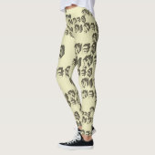 Retro style Vixen Blocks  Leggings (Links)