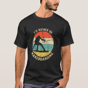 Retro Style Wakeboarder Vintage Wakeboarding Idee T-Shirt