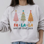 Retro Style Weihnachtsbaumen Urlaub Sweatshirt