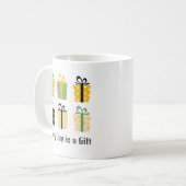 Retro Style Weihnachtsgeschenke Anpassbare Weihnac Kaffeetasse (Vorderseite Links)