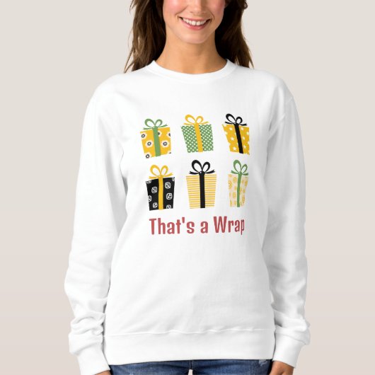 Retro Style Weihnachtsgeschenke Anpassbare Weihnac Sweatshirt (Vorderseite)