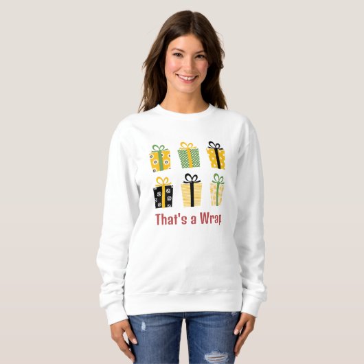 Retro Style Weihnachtsgeschenke Anpassbare Weihnac Sweatshirt (Vorne ganz)