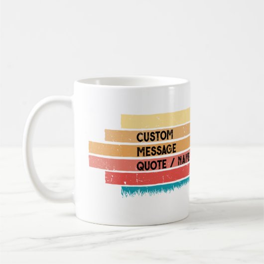 Retro Styled Boston Terrier Dog Lover Dog Trainer Kaffeetasse (Links)