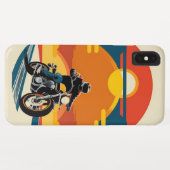 Retro-Styled Motorradfahrer im Landschaftlichen So Case-Mate iPhone Hülle (Rückseite (Horizontal))