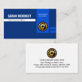 Retro Stylish Office Departmental Store Owner Visitenkarte (Vorne/Hinten)