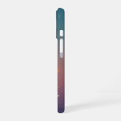 Retro stylisierte kosmische Wolke iPhone 16 Hülle (Linke Seite)