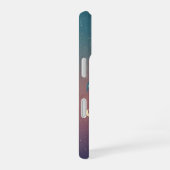 Retro stylisierte kosmische Wolke iPhone 16 Hülle (Rechte Seite)