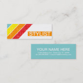 retro STYLIST Mini Visitenkarte (Vorne/Hinten)