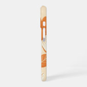 Retro Stylized Daisy Arrangement iPhone 16 Hülle (Linke Seite)