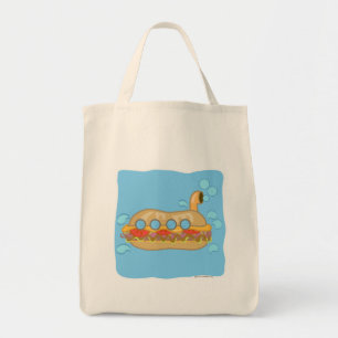 Retro Sub Sandwich Geschmackvolle Cartoon-Design Tragetasche