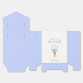 Retro Summer Bow Star Ice Cream Baby Dusche Geschenkschachtel (Ungefaltet)