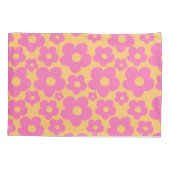 Retro Summer Daisies Muster #6 #retro #floral Kissenbezug (Rückseite)