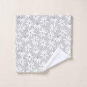 Retro Summer Daisies Muster Klein #6 #pattern Badhandtuch Set (Waschlappen)