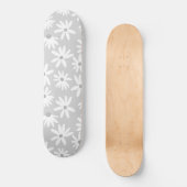 Retro Summer Daisies Muster Klein #6 #pattern Skateboard (Vorderseite)