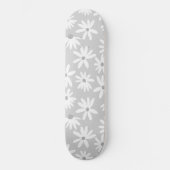 Retro Summer Daisies Muster Klein #6 #pattern Skateboard (Vorderseite)