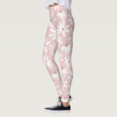 Retro Summer Daisies Muster Kleines #4 #pattern Leggings (Links)