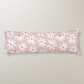 Retro Summer Daisies Muster Kleines #4 #pattern Seitenschläferkissen (Rückseite)