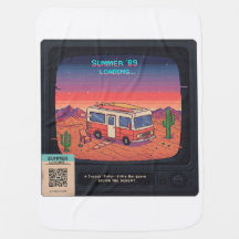 Retro Summer Error 404 T - Shirt | Glitch Art