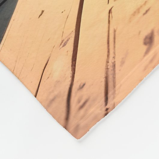 Retro Summer Funny Roller Duck Fleecedecke (Ecke)