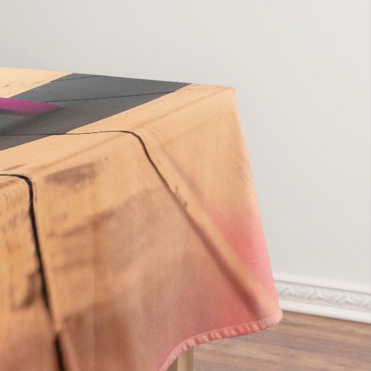 Retro Summer Funny Roller Duck Tischdecke (Beispiel)