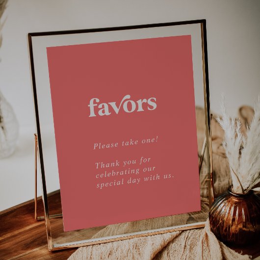 Retro Summer | Gastgeschenke Hochzeiten in heißen Poster