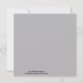 Retro Summer Geometric Color Block Design Karte (Rückseite)