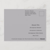 Retro Summer Geometric Color Block Design Postkarte (Rückseite)