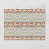 Retro Summer Geometric Color Block Design Postkarte (Vorderseite)