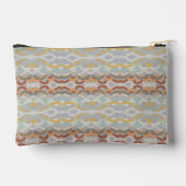 Retro Summer Geometric Color Block Design Zubehörtasche (Rückseite)