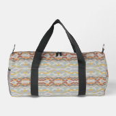 Retro Summer Geometric Color Block Pattern Design Duffle Bag (Rückseite)
