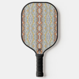 Retro Summer Geometric Color Block Pattern Design Pickleball Schläger