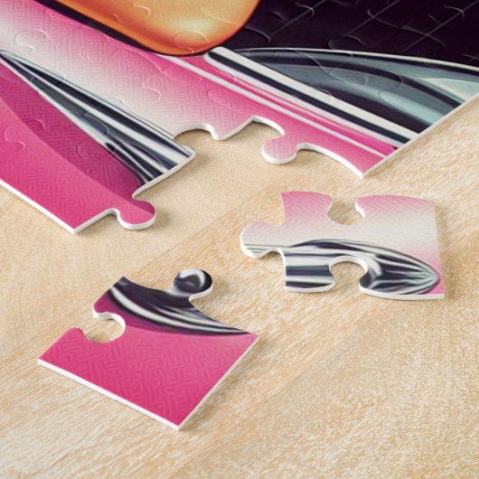 Retro Summer Girl Puzzle (Seite)