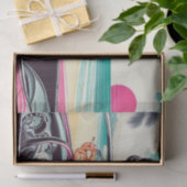 Retro Summer Girl Seidenpapier (Geschenk)