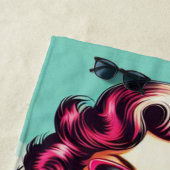 Retro Summer Girl Strandtuch (Beispiel)