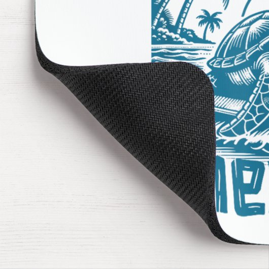 Retro Summer Golf von Mexiko Forever Turtle Beach Mousepad (Ecke)