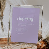 Retro Summer Lavender Audio Gästebuch Hochzeit