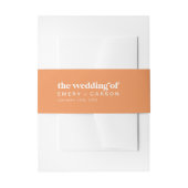 Retro Summer | Orange the Wedding of Bly Band (Vorderseite Beispiel)