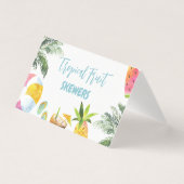 Retro Summer Party Food Labels (Vorderseite)