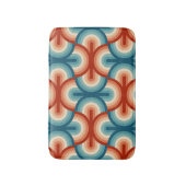 Retro Summer Rainbow Strips Muster Badematte (Vorderseite Vertikal)